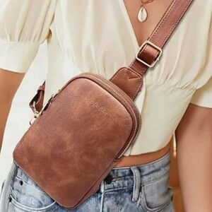 Chic Brown Crossbody Bag